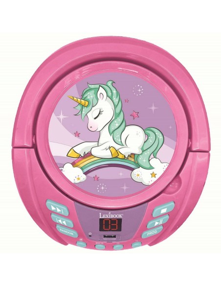 CD/MP3 Player Lexibook Children's Pink Bluetooth Unicorn