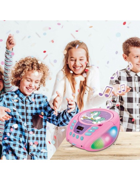 CD/MP3 Player Lexibook Children's Pink Bluetooth Unicorn