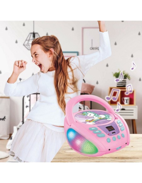 CD/MP3 Player Lexibook Children's Pink Bluetooth Unicorn