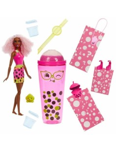 Baby Doll with Accessories Barbie Pop Reveal Scented Doll Bubble Tea Series
