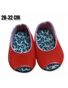 Shoes Berjuan 80205-22 Red manoletinas Open-toed