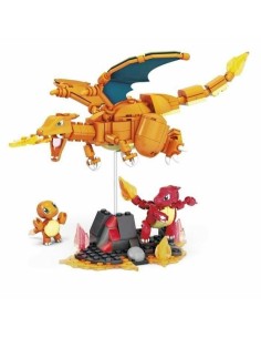 Construction set Megablocks Charmander Charmilion Charizard Pokémon 300 Pieces