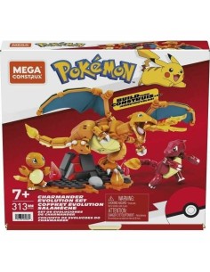 Construction set Megablocks Charmander Charmilion Charizard Pokémon 300 Pieces 2