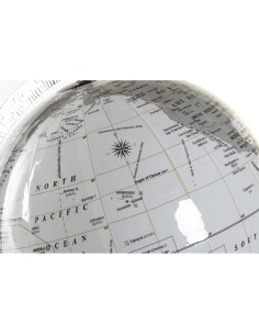 Globe DKD Home Decor White Metal Plastic 27 x 25 x 61 cm 2