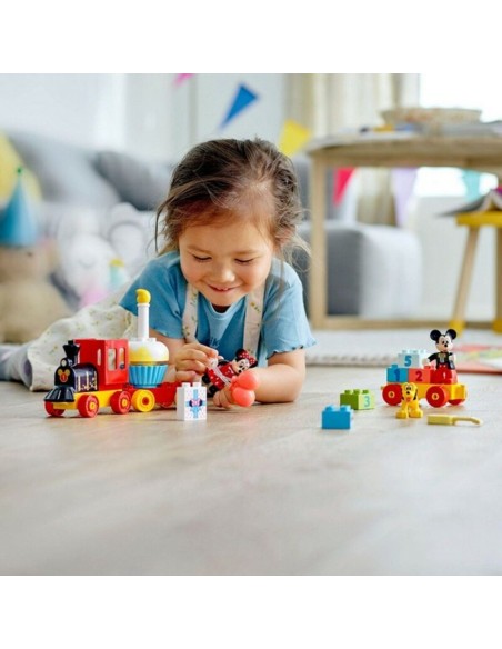 Playset Duplo Mickey and Minnie Birthday Train Lego 10941 Mickey and Minnie Birthday Train 36 cm