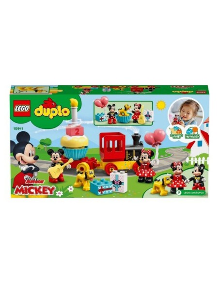 Playset Duplo Mickey and Minnie Birthday Train Lego 10941 Mickey and Minnie Birthday Train 36 cm