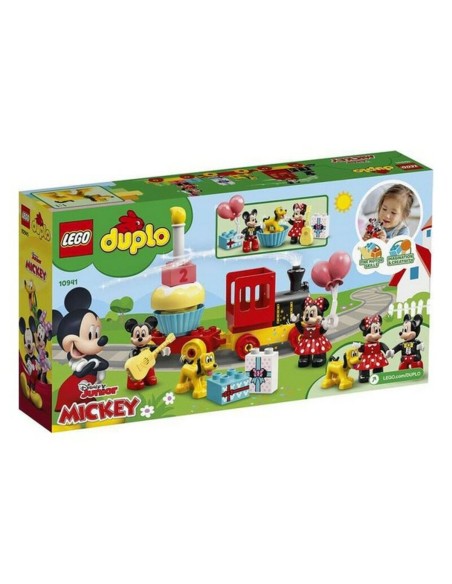 Playset Duplo Mickey and Minnie Birthday Train Lego 10941 Mickey and Minnie Birthday Train 36 cm