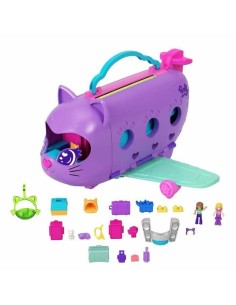 Playset Polly Pocket Transforming Kitten Airplane-Box