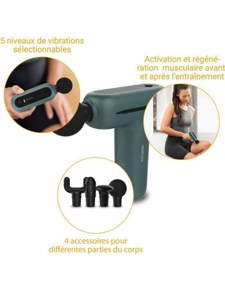 Massage Gun for Relaxation and Muscle Recovery Medisana MG 200