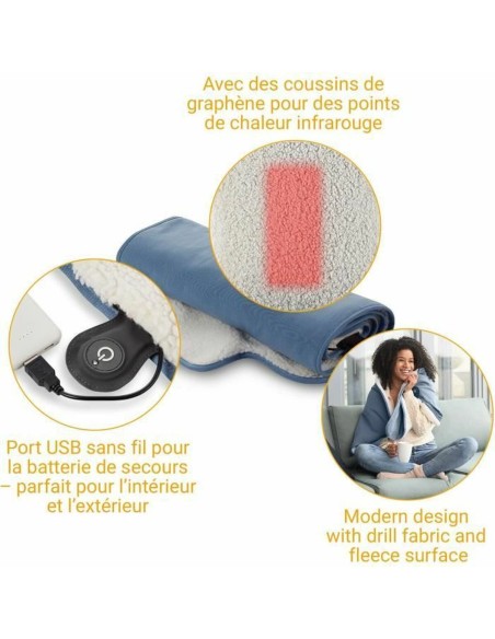 Electric Pad for Neck & Back Medisana OL 850 Blue 10 W
