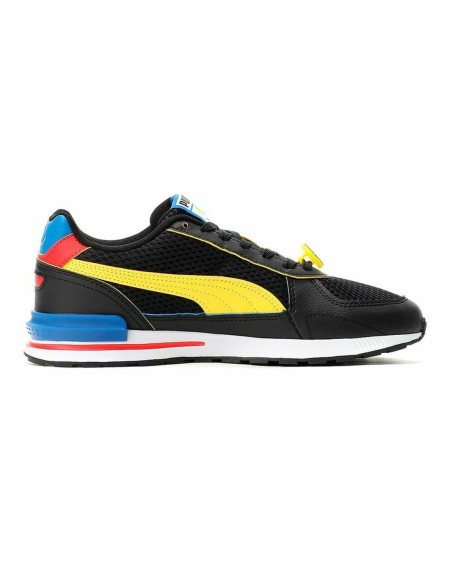 Sports Shoes for Kids Puma Graviton SMILEYWORLD Jr Black