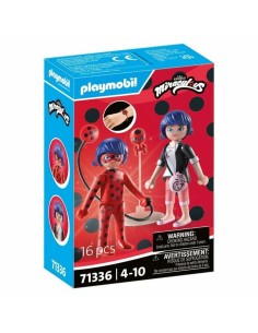 Playset Playmobil 71336 Miraculous: Marinette & Ladybug 16 Pieces