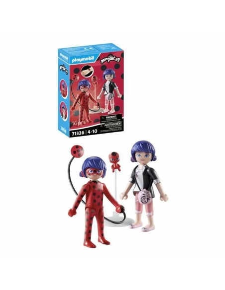 Playset Playmobil 71336 Miraculous: Marinette & Ladybug 16 Pieces