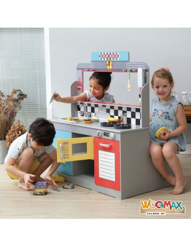 Toy kitchen Play & Learn Retro 90 x 104 x 58 cm