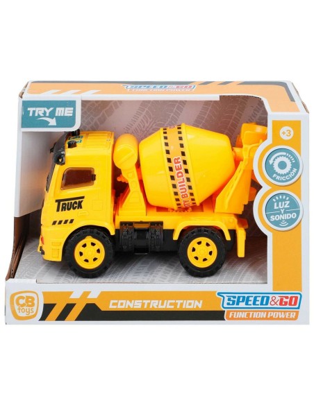 Truck Public Works Speed & Go 14,5 x 9 x 7,5 cm (6 Units)