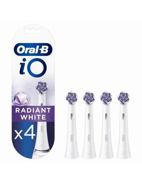 Replacement Head Oral-B iO White Black 4 Units