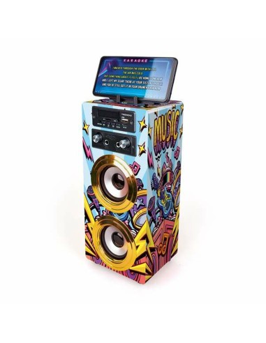 Speaker with Karaoke Microphone