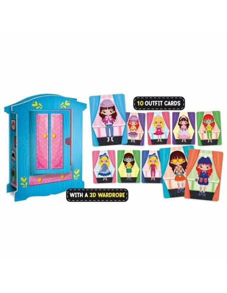 Educational Game Lisciani Giochi Magnetic Fashion Doll (FR)