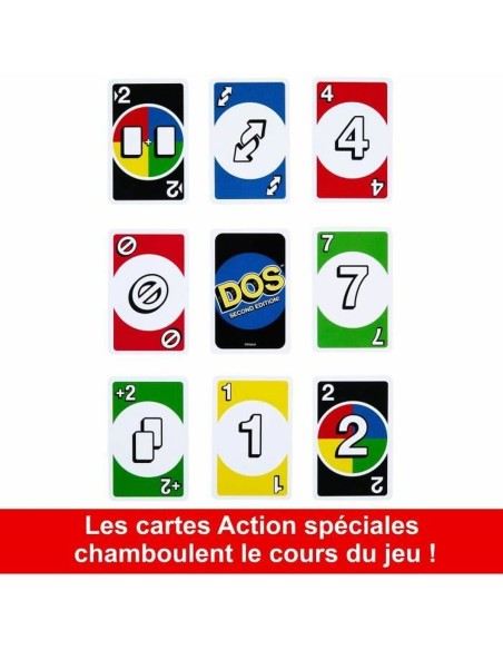 Card Game Mattel UNO DOS (FR)
