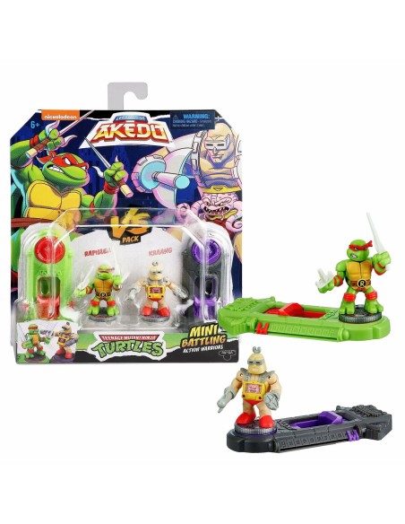 Combat figures Teenage Mutant Ninja Turtles Legends of Akedo:  Raphael vs Kraang
