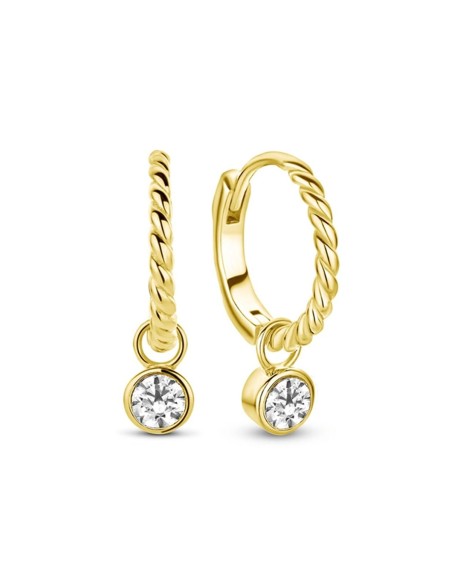 Ladies' Earrings New Bling 9NB-0771 Silver Sterling silver 925