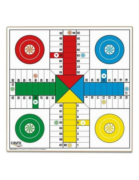 Parchís and Oca Board Cayro 40 x 40 cm