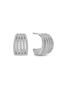 Ladies' Earrings New Bling 9NB-1427 Silver