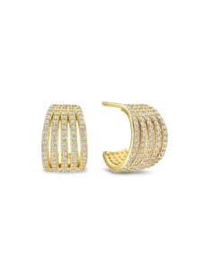 Ladies' Earrings New Bling 9NB-1430 Golden