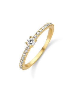 Ladies' Ring New Bling 9NB-0390-58 18 Golden