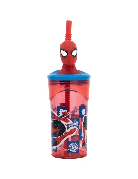 Cup with Straw Spider-Man CZ11338 3D