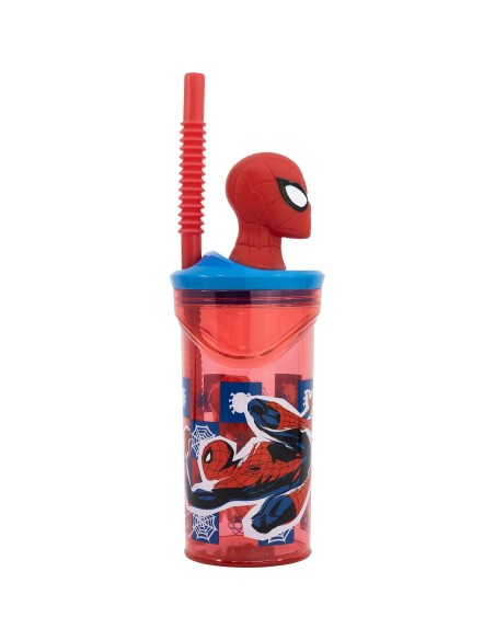 Cup with Straw Spider-Man CZ11338 3D