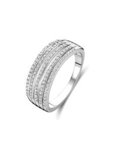 Ladies' Ring New Bling 9NB-1428-56 16 Silver