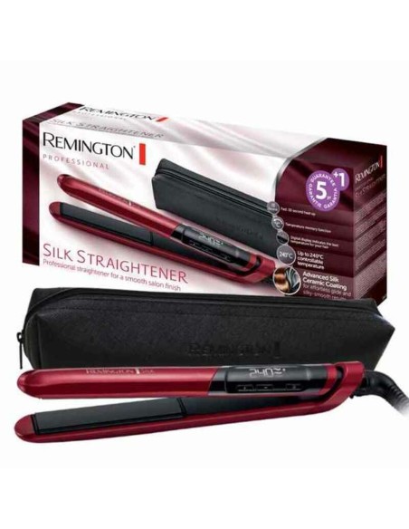 Hair Straightener Remington Silk Straightener 110 mm Red Black