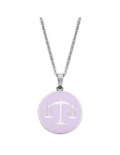 Ladies' Pendant CO88 Collection 8CN-26094 Silver Pink