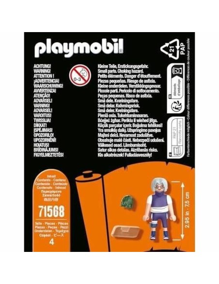 Playset Playmobil Naruto 71568 4 Pieces 4 Units