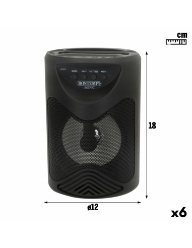 Speaker with Karaoke Microphone Bontempi 6 Units