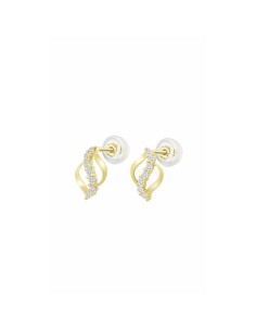 Ladies' Earrings Lotus HIN00085 Golden