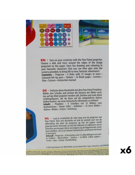 Drawing Set The Paw Patrol (6 Units)