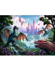 Puzzle Ravensburger 13356 The Dragon's Wrath XXL 300 Pieces 2