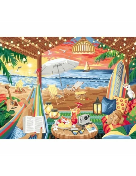 Craft Game Ravensburger Cozy Cabana Cardboard