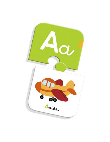 Educational Game Diset El Abecedario 54 Pieces
