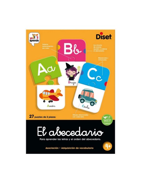 Educational Game Diset El Abecedario 54 Pieces