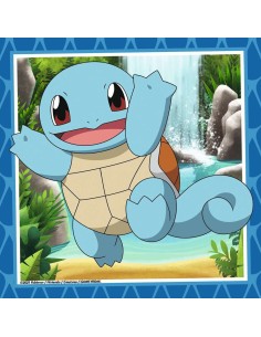 3-Puzzle Set Pokémon Ravensburger 05586 Bulbasaur, Charmander & Squirtle 147 Pieces 2