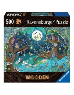 Puzzle Ravensburger 17516 Fantasy Forest Wood 500 Pieces 2