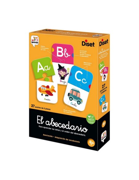Educational Game Diset El Abecedario 54 Pieces