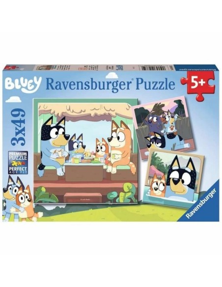 3-Puzzle Set Bluey Ravensburger 05685 147 Pieces