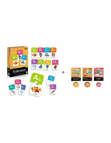 Educational Game Diset El Abecedario 54 Pieces