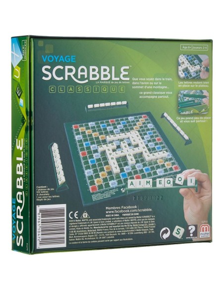Board game Mattel Scrabble Voyage (FR)