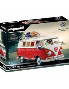 Vehicle Playset Playmobil 70176 Volkswagen T1 Bus Red