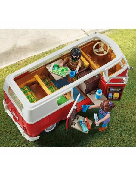 Vehicle Playset Playmobil 70176 Volkswagen T1 Bus Red